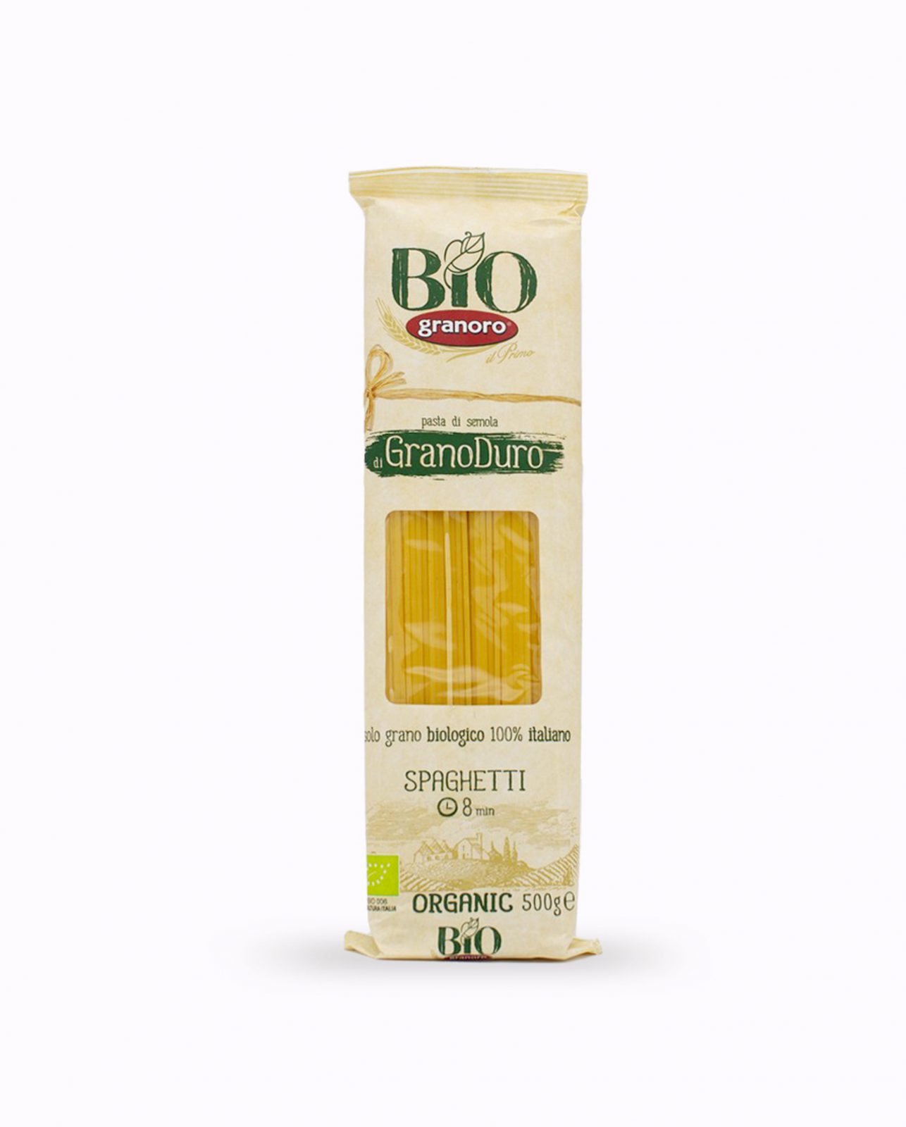 Spaghetti Integrali di Grano Duro Bio ''Granoro'' - 500 g in offerta su  Sira Bio